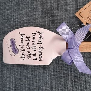 Silicone Spatula Funny She Believed Heat Resistant Dishwasher Safe Gift